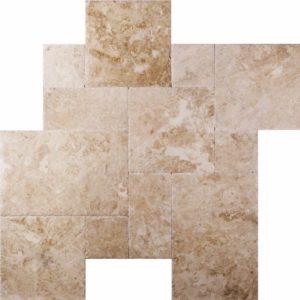 Cappuccino Brushed Chiseled French Pattern Marble Tile Cappuccino Brushed Chiseled French Pattern Marble Tile
