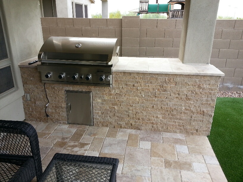 Noce Travertine Stacked Stone Ledger Natural Stone US