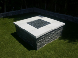 Coal Canyon Ledger Stone Panels outdoor firepit San Jose