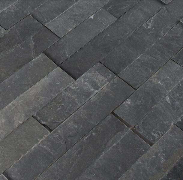 MS Internatioal Premium Black Slate Ledger Stone Panel LPNLMGLAGRY624