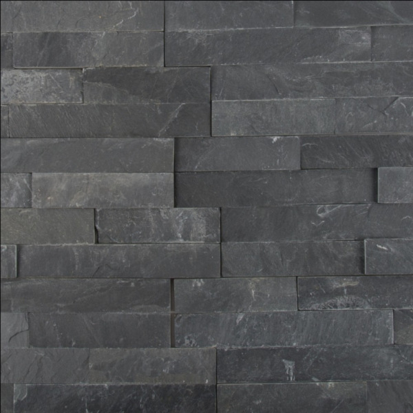 MSI Premium Black Slate 6x24 Ledger Stone Panel LPNLMGLAGRY624