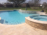 Scabos Travertine Stacked Stone Ledger Panels San Ramon