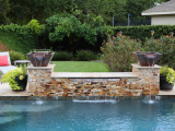 Tuscany Scabas stacked stone panels outdoor waterfall San Ramon