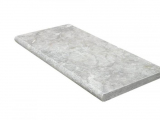 12x24 silver grey travertine bullnose pool coping LCOPTSIL1212HUF3