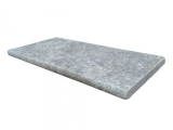 Silver grey travertine pool coping LCOPTSIL1224HUF