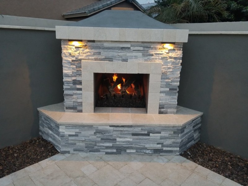 Ledger Stone Panels Gallery, How To Stone Tile A Fireplace