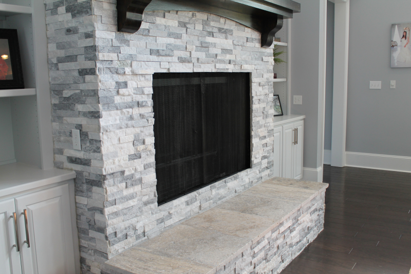 Ledger Stone Panels Gallery, Ledger Stone Fireplace Pictures