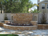 Golden White Ledger Stone Veneer Panel