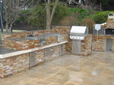 Golden White Stacked Stone Ledger Veneer Panels San Jose