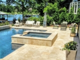 16x24 Walnut Travertine Tumbled Pavers San Jose