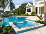 Ivory Tumbled Travertine French (Versailles) Pattern Paver Sunnyvale