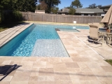 Tuscany Noce Travertine Pavers French Pattern Cupertino Bay Area