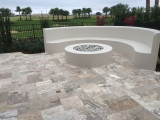 Philadelphia Travertine Pavers Tumbled French Pattern