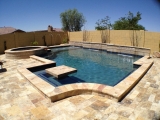 Tuscany Scabas travertine paver San jose pool and outdoor stones