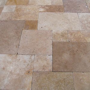 Tuscany Blend Travertine Paver for Sale San Jose French Pattern