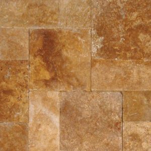 Tuscany Riviera Travertine Tumbled Pavers